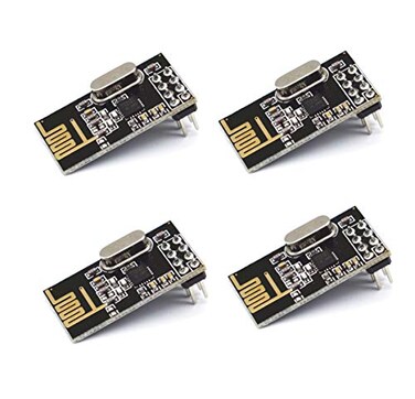 HiLetgo 4pcs NRF24L01 Wireless Transceiver Module24G Wireless Transceiver Module