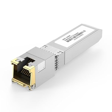 Real HD 10Gb SFP to RJ45 Module Transceiver 98Ft 30m 10 Gigabit SFP Copper Ethernet CAT6a Transceivers Compatible with 5Gb 25Gb 1Gb NOT Compatible with Brand HP Dell Aruba H3C 1Pack
