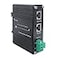 Hereta Hardened Industrial Gigabit PoE Injector 1248VDC Input with DINRail and Wall Mount Connecting The IEEE 8023 bt PoE Device 95W