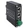 Hereta Hardened Industrial Gigabit PoE Injector 1248VDC Input with DINRail and Wall Mount Connecting The IEEE 8023 afat PoE Device 30W