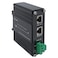 Hereta Hardened Industrial Gigabit PoE Injector 1248VDC Input with DINRail and Wall Mount Connecting The IEEE 8023 afat PoE Device 30W