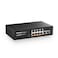 MokerLink 10 Port Gigabit PoE Switch 8 GE PoE 2 GE Uplink 101001000Mbps 120W 8023afat Fanless Plug Play Ethernet Switch