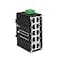 Steloproad Mini Industrial Switch 10 Ports Gigabit Switch Hardened 10 Port RJ45 101001000Mbps Ethernet Switch Din Rail Mount Outdoor Ethernet Switch Unmanaged Network Switch 40 to 176F with 1248V DC