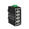 Steloproad Mini Industrial Switch 10 Ports Gigabit Switch Hardened 10 Port RJ45 101001000Mbps Ethernet Switch Din Rail Mount Outdoor Ethernet Switch Unmanaged Network Switch 40 to 176F with 1248V DC