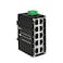 Steloproad Mini Industrial Switch 10 Ports Gigabit Switch Hardened 10 Port RJ45 101001000Mbps Ethernet Switch Din Rail Mount Outdoor Ethernet Switch Unmanaged Network Switch 40 to 176F with 1248V DC