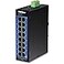 TRENDnet 16Port Industrial Gigabit L2 Managed DINRail Switch Layer 2 Switch 16 x Gigabit Ports 32Gbps Switching Capacity Extreme Temperature Gigabit Switch Lifetime Protection Black TIG160i