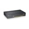 Zyxel 8Port PoE Gigabit Switch SmartManaged 8X PoE 130W 2X SFP Optional Nebula Cloud Rackmount Ethernet Network Splitter Hub GS19208HP