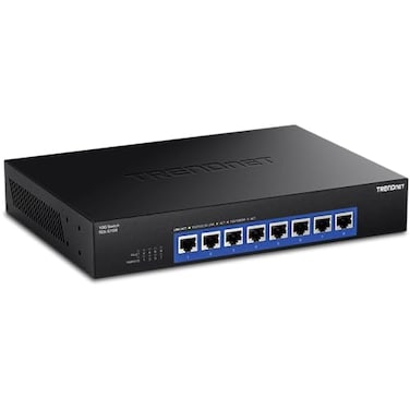 TRENDnet 8Port 10G Switch TEGS708 8 x 10G RJ45 Ports 160Gbps Switching Capacity Rack mountable Ethernet Splitter NDAA TAA Compliant Lifetime Protection Black