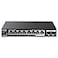 Tenda 25Gb Ethernet Switch 10 Port 25G Network Switch 8 x 25G Ports 2 x 10G SFP Plug Play Unmanaged Switch DesktopWallMount Metal Design VLAN Static Aggregation TEM2010X