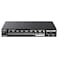 Tenda 25Gb Ethernet Switch 10 Port 25G Network Switch 8 x 25G Ports 2 x 10G SFP Plug Play Unmanaged Switch DesktopWallMount Metal Design VLAN Static Aggregation TEM2010X