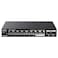 Tenda 25Gb Ethernet Switch 10 Port 25G Network Switch 8 x 25G Ports 2 x 10G SFP Plug Play Unmanaged Switch DesktopWallMount Metal Design VLAN Static Aggregation TEM2010X