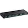 TRENDnet 16Port Gigabit PoE Switch TPETG160H 123W PoE Power Budget 32 Gbps Switching Capacity Desktop Switch Ethernet Network Switch Metal 1U 10 Rack Mountable Lifetime Protection