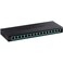 TRENDnet 16Port Gigabit PoE Switch TPETG160H 123W PoE Power Budget 32 Gbps Switching Capacity Desktop Switch Ethernet Network Switch Metal 1U 10 Rack Mountable Lifetime Protection
