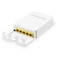 Binardat Outdoor Gigabit PoE Passthrough Switch 1 POE in 4 POE Out Extender IEEE8023afatbt Powered 90W 101001000Mbps Ethernet Wall Mount Waterproof Plug and Play