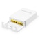 Binardat Outdoor Gigabit PoE Passthrough Switch 1 POE in 4 POE Out Extender IEEE8023afatbt Powered 90W 101001000Mbps Ethernet Wall Mount Waterproof Plug and Play