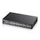 Zyxel 24 Port Network Switch Unmanaged Gigabit Ethernet Splitter 24x GbE Ports Fanless Design Auto MDIMDIX Support Wall and Rack Mounting Kit Included GS110024E