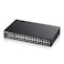 Zyxel 24 Port Network Switch Unmanaged Gigabit Ethernet Splitter 24x GbE Ports Fanless Design Auto MDIMDIX Support Wall and Rack Mounting Kit Included GS110024E