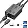 AKWOR RJ45 Ethernet Spliter 1 to 2 Ethernet Swtich1 Female to 2 Female with USB Power Cable RJ45 Splitter for Cat55e678 Cable 2 Devices Simultaneously Networking