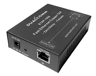 Dualcomm ETAP1000 ZeroDelay Fast Ethernet Copper Tap
