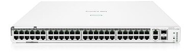 Hewlett Packard Enterprise HPE Networking Instant On Switch Series 1960 48Port Gb SmartManaged Layer 2 Ethernet Switch with PoE 48x 1G 2X 10GBaseT 2X SFP 40x CL4 8X CL6 PoE 600W Stackable US Cord JL80