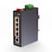 MokerLink 5 Port PoE Industrial Din Rail Switch 4 Ports PoE IEEE8023afat 1 Uplink 10100Mbps Fast Ethernet DINRail Wall Mount Included