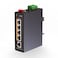 MokerLink 5 Port PoE Industrial Din Rail Switch 4 Ports PoE IEEE8023afat 1 Uplink 10100Mbps Fast Ethernet DINRail Wall Mount Included