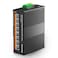 MokerLink 8 Port PoE Gigabit Industrial DINRail Ethernet Switch 96W PoE Power 16Gbps Switching Capacity IP40 Rated Unmanaged Network Switch 40 to 185F with Power Supply