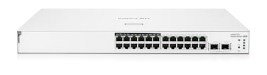 Hewlett Packard Enterprise HPE Networking Instant On Switch Series 1830 24Port Gb SmartManaged Layer 2 Ethernet Switch with PoE 24x 1G 2X SFP 12x CL4 PoE 195W FanLess US Cord JL813AABA