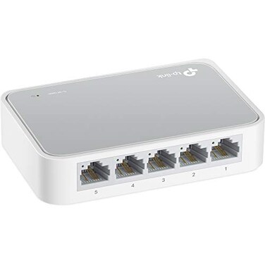 TP-Link Learning Resources TLSF1005D TPLink 5Port Fast Ethernet Unmanaged Switch Plug and Play Desktop