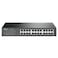TP-Link TPLink 24 Port Gigabit Switch Easy Smart Managed Plug Play DesktopRackmount Sturdy Metal w Shielded Ports Support QoS Vlan IGMP LAG TLSG1024DEBlack