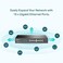 TP-Link TPLink 16 Port Gigabit Switch Easy Smart Managed Plug Play DesktopRackmount Sturdy Metal w Shielded Ports Support QoS Vlan IGMP Link Aggregation TLSG1016DEBlack