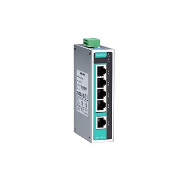Moxa Ethernet Switch Unmanaged 5 Port IP30 Aluminum housing EDS205A Series