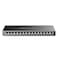 TP-Link TPLink 16 Port Gigabit Switch Easy Smart Managed Plug Play Limited Lifetime Protection DesktopWallMount Sturdy Metal w Shielded Ports Support QoS Vlan IGMP and LAG TLSG116E