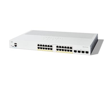 Cisco Catalyst 130024P4X Managed Switch 24 Port GE PoE 4x10GE SFP Limited Lifetime Protection C130024P4X