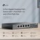 TP-Link TPLink TLSG1005PPD 5Port Passthrough Gigabit Ethernet Switch 1 PoE in 90W 4 PoE Output up to 66W Plug Play Extend Mode QoS IGMP Auto Recovery Powered Only Free Expert Help