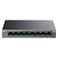 TP-Link TPLink LS108GP 8 Port PoE Gigabit Ethernet Switch 8 PoE Port 62W Plug Play Extend Mode PoE Auto Recovery DesktopWall Mount Silent Operation