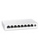 BrosTrend 25Gb Switch 8 Port Network Switch 25 Gigabit Unmanaged Ethernet Switch for Game Console NAS PC Computer Networking Switch Plug Play Fanless Desktop Wall Mount Lifetime Protection