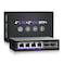 NICGIGA 6 Port 25G Unmanaged Ethernet Switch 4 x 25G BaseT Ports 2 x 10G SFP Compatible with 10010002500Mbps Metal Fanless DesktopWall Mount 25Gbe Network Switch for Wireless AP NAS PC