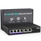 NICGIGA 10Gbe Ethernet Switch Unmanaged with 2 x 10Gb RJ45 Ports 4 x 25Gb BaseT Ports DesktopWall Mount 6 Port 10Gbps Network Switch for Wireless AP NAS PC