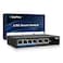 GigaPlus 6 Ports 10Gb Unmanaged Ethernet Switch with 425G BaseT Ports 210G RJ45 Ports 60Gbps Switching Capacity GiGaPlus 10Gbps Network Switch for 25G10Gbps NASPC WiFi6 Router Wireless AP