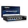 GigaPlus 6 Ports 10Gb Unmanaged Ethernet Switch with 425G BaseT Ports 210G RJ45 Ports 60Gbps Switching Capacity GiGaPlus 10Gbps Network Switch for 25G10Gbps NASPC WiFi6 Router Wireless AP