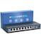 YuanLey 10 Port 25G Unmanaged Ethernet Switch 8 x 25G BaseT Ports 2 x 10G SFP Compatible with 10010002500Mbps VLAN Fanless DesktopWall Mount 25Gbe Network Switch for Wireless AP NAS PC
