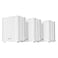 ASUS ZenWiFi BD4 3Pack DualBand WiFi 7 Mesh 3600 Mbps 6500 sqft Dual 25G Ports Security and Parental Controls Included Smart Home Master SSIDs