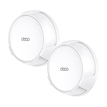 XLTTYWL Deco WiFi 7 Wall Mount Kit Deco BE23BE25BE3600BE5000WB7200WB10800WB14400 Router Mount Bracket for Decos 7 DualBand WiFi 7 Mesh WiFi System White 2 Pack