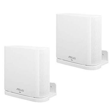 VOMENC Wall Mount Holder for ASUS ZenWiFi AX AC XT8 CT8 XT9 WholeHome TriBand Mesh System WiFi 6 System Wall Bracket Hanger Stand Compatible with ASUS ZenWiFi AX AC White 2Pack