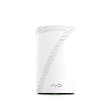 TP-Link TPLink Deco 7 Pro BE63 TriBand WiFi 7 BE10000 Whole Home Mesh System 6Stream 10 Gbps 4X 25G Ports Wired Backhaul 4X Smart Internal Antennas VPN HomeShield Free Expert Support 1Pack