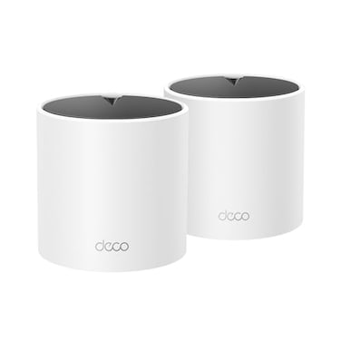 TP-Link TPLink Deco X15 DualBand AX1500 WiFi 6 Mesh WiFi System Replaces Routers and Extenders Covers up to 3900 sqft 2 Gigabit Ports per Unit Supports Ethernet Backhaul 2Pack