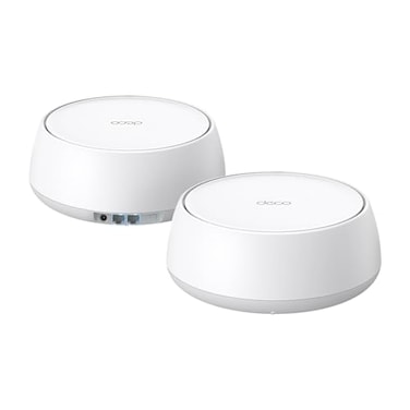 TP-Link TPLink Deco 7 BE25 DualBand BE5000 WiFi 7 Mesh WiFi System 4Stream 5 Gbps 240 Mhz Channels Covers up to 4600 SqFt 2X 25G Ports Wired Backhaul VPNMLO AIRoaming HomeShield 2Pack