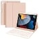 BLUTLOTUS Keyboard and Case for iPad 7th8th9th Generation 102inch 201820202021 iPad Air 3 2019 2017 iPad Pro 105inch Case with Pencil Holder Detachable Wireless BT Keyboard Tablet Smart CoverPink