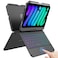 FUWANG Keyboard Case for iPad mini 7 A17 Pro 2024 iPad mini 6th Generation 2021 83inch 360 Swivel MultiTouch Trackpad 7Color Backlit Keyboard Cover with Pencil Holder Black